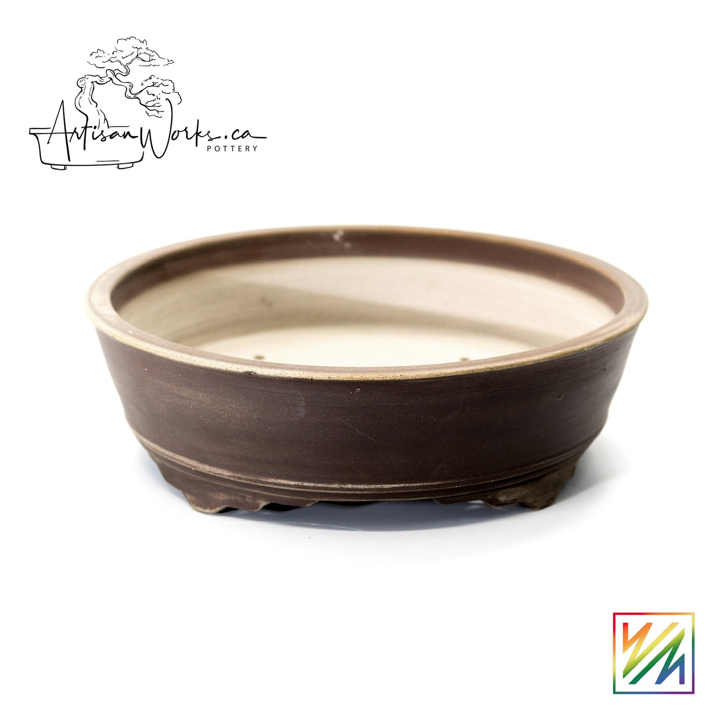 240215092 - wheel thrown bonsai pot