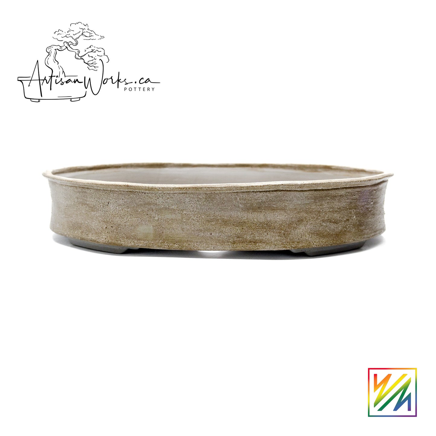 240215097 - slab built oval bonsai pot