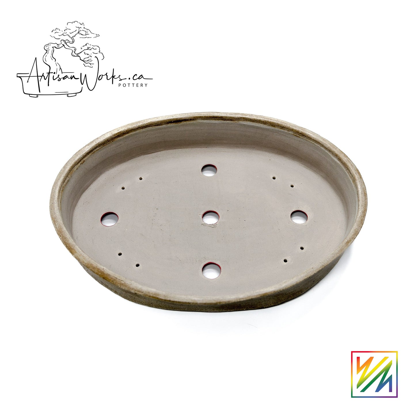 240215097 - slab built oval bonsai pot