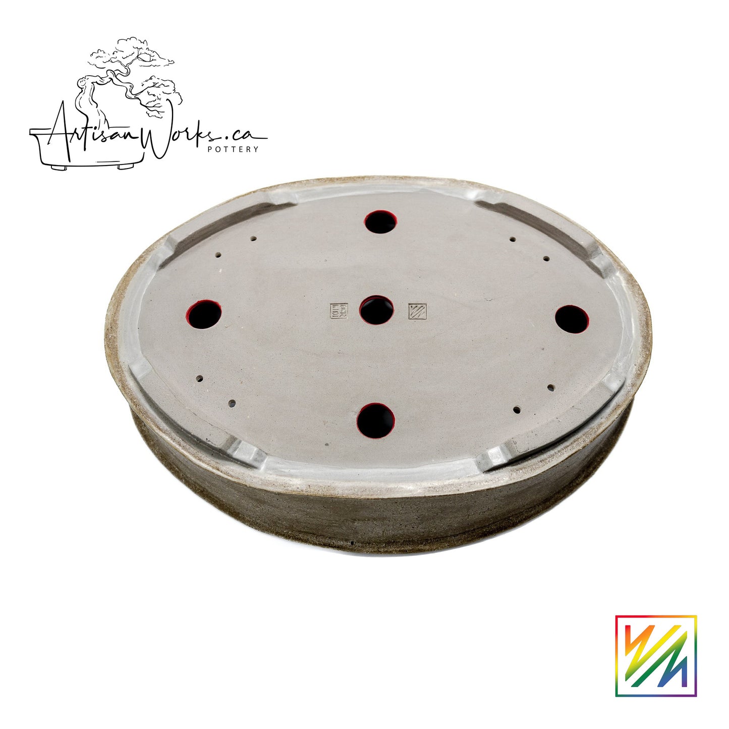 240215097 - slab built oval bonsai pot