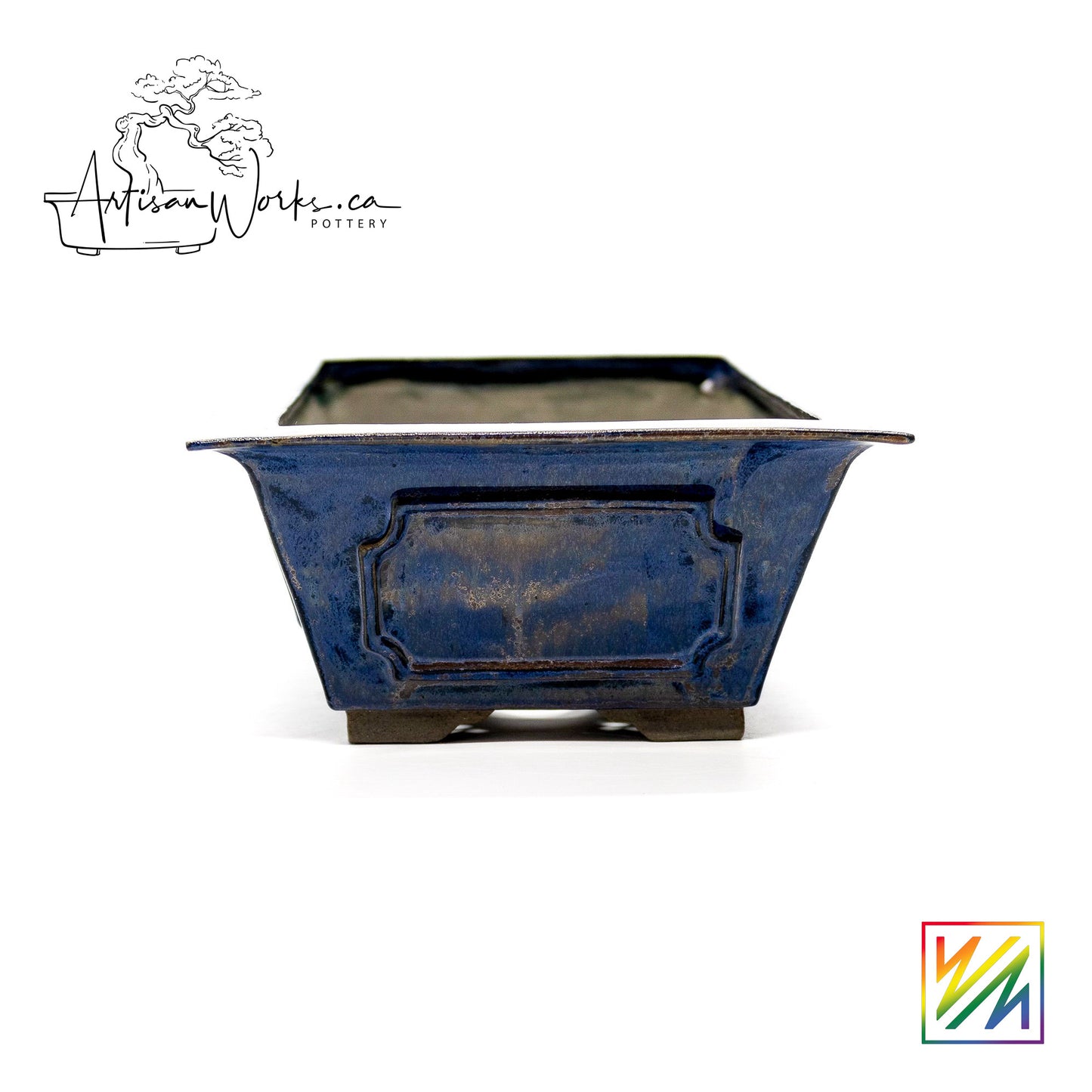 240215098 - slab built rectangle bonsai pot