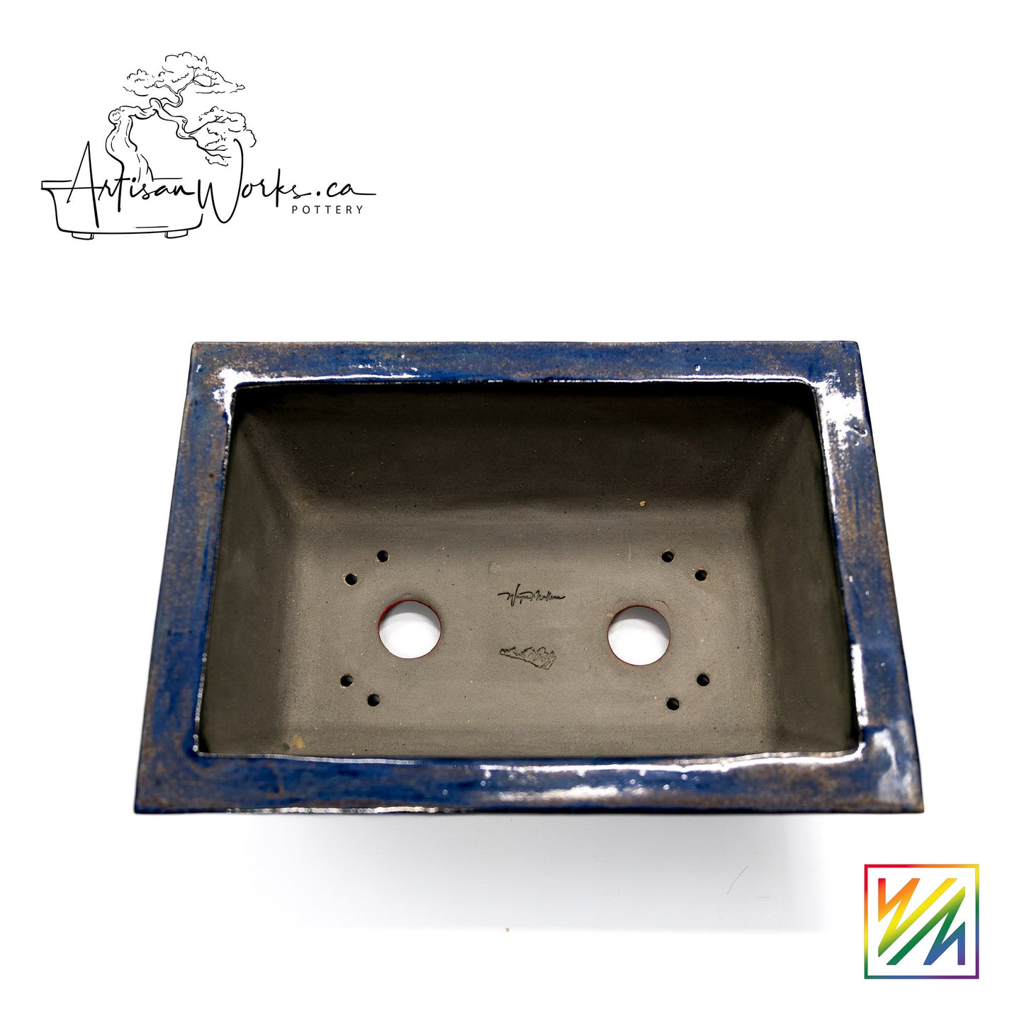 240215098 - slab built rectangle bonsai pot