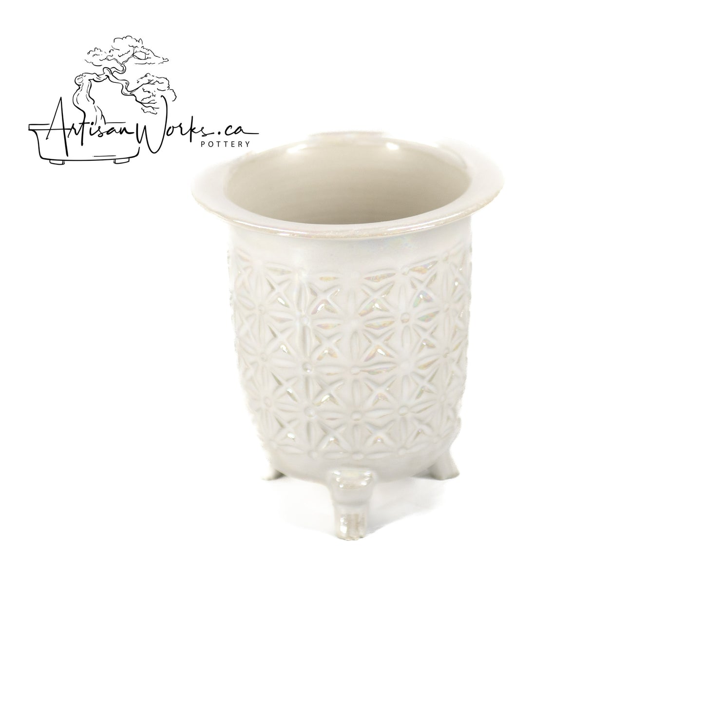240306128 - royal accented circular orchid pot