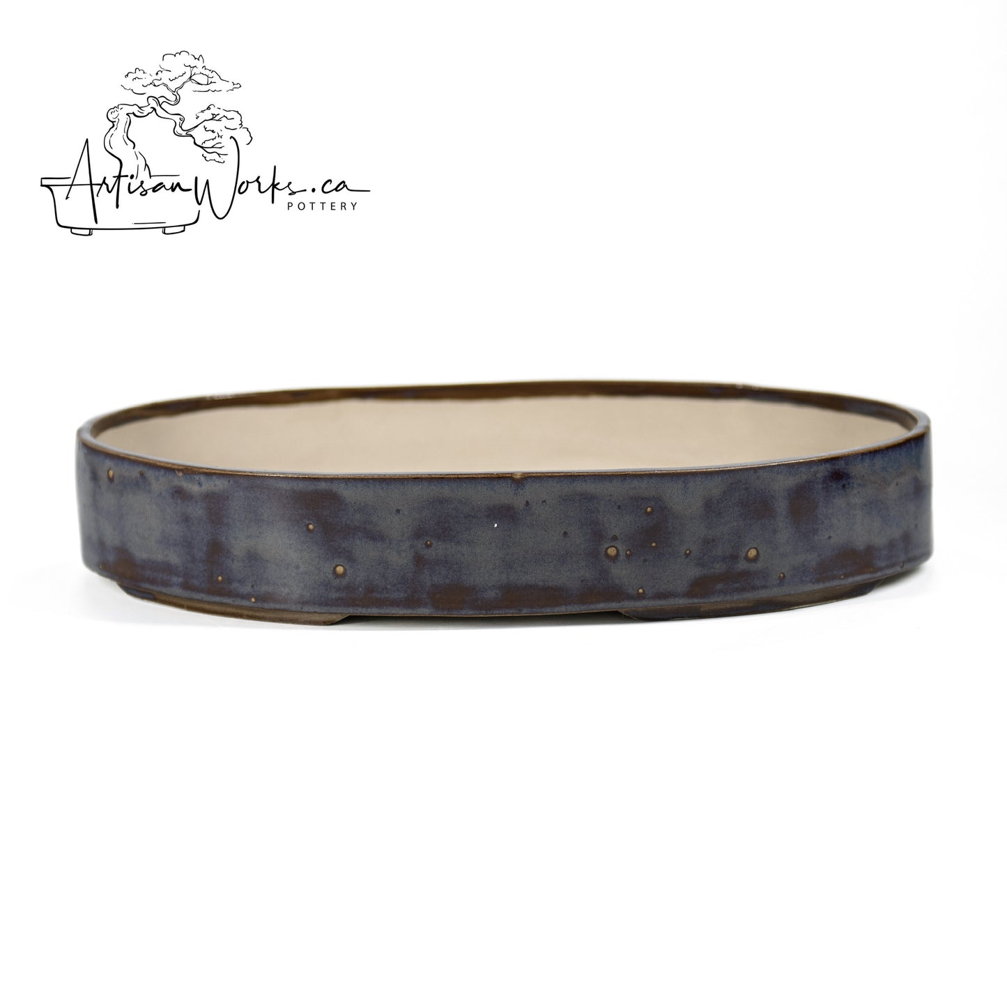 240306134 - slab built oval bonsai pot