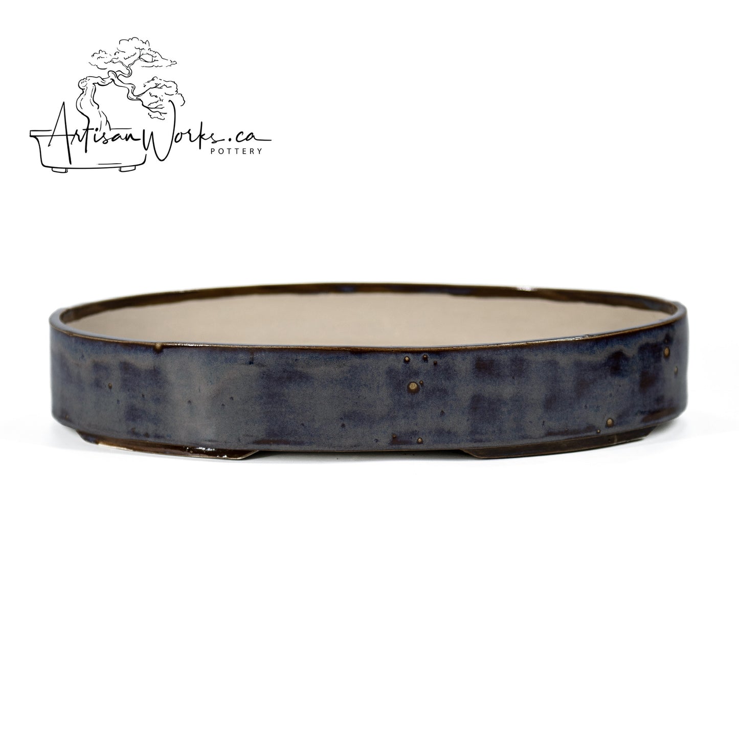 240306134 - slab built oval bonsai pot