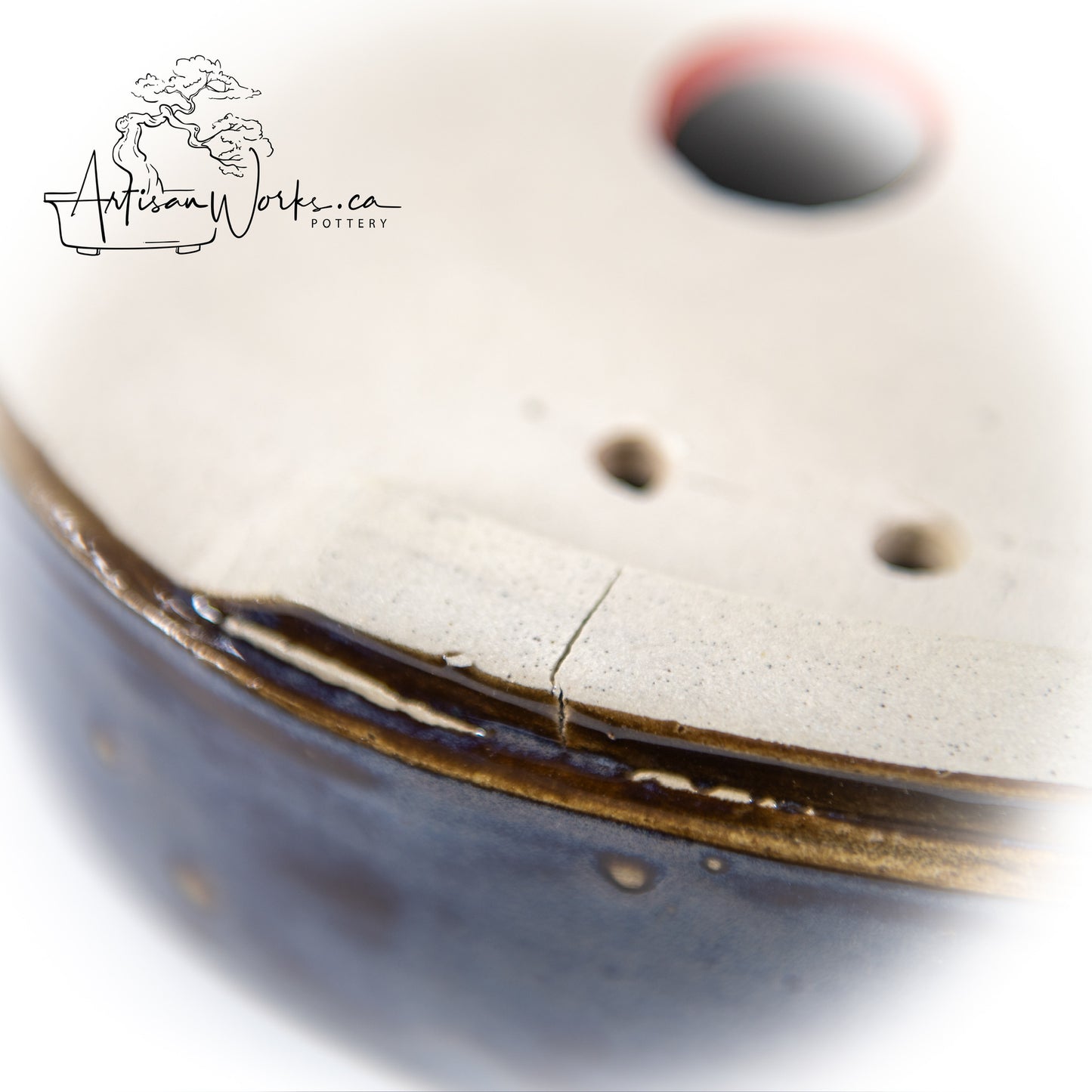 240306134 - slab built oval bonsai pot
