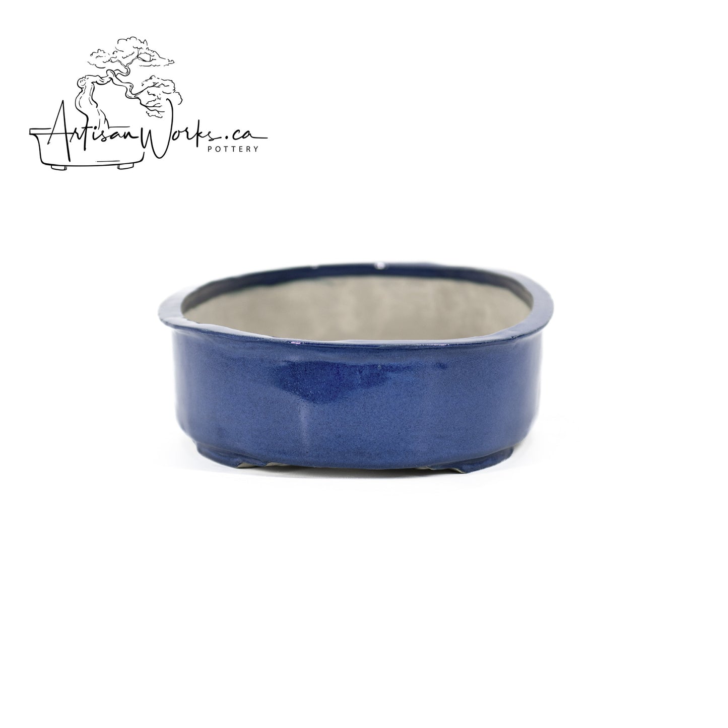 240306130 - slab built oval bonsai pot