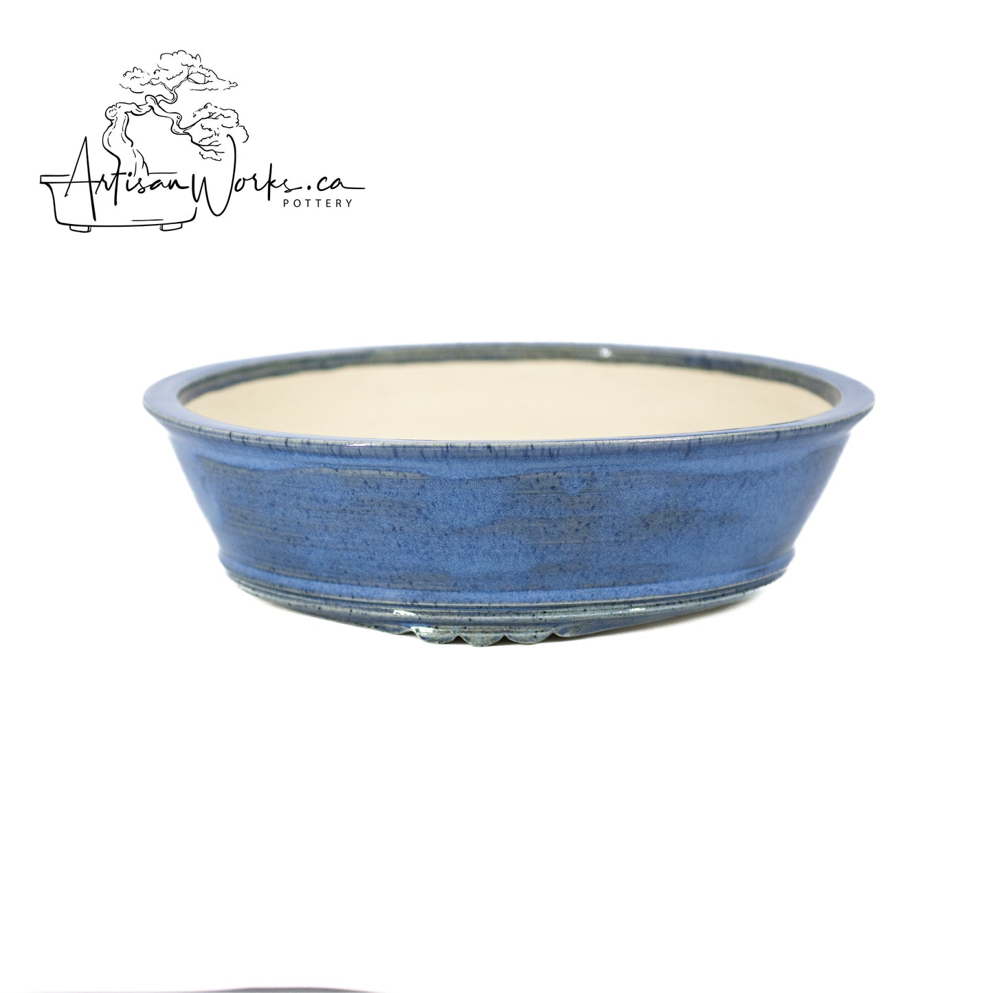 240306141 - wheel thrown bonsai pot