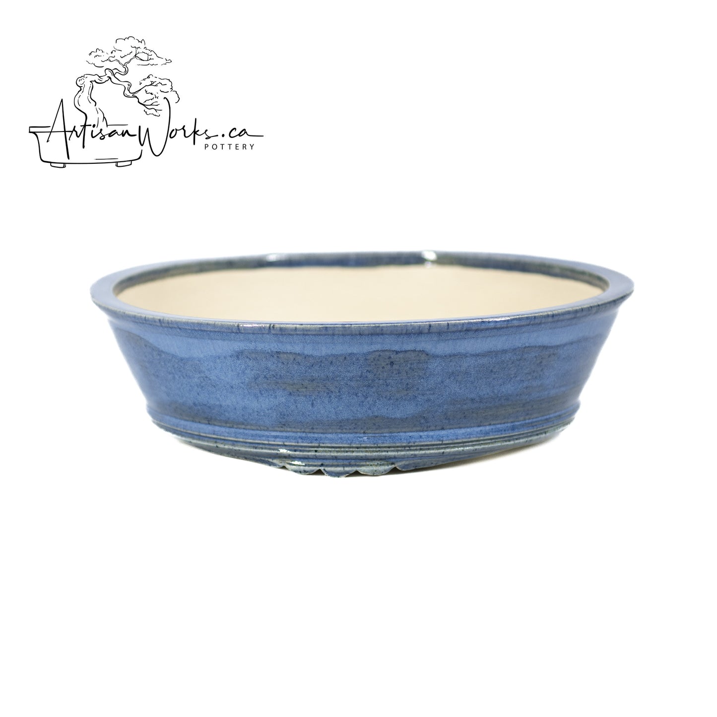 240306141 - wheel thrown bonsai pot
