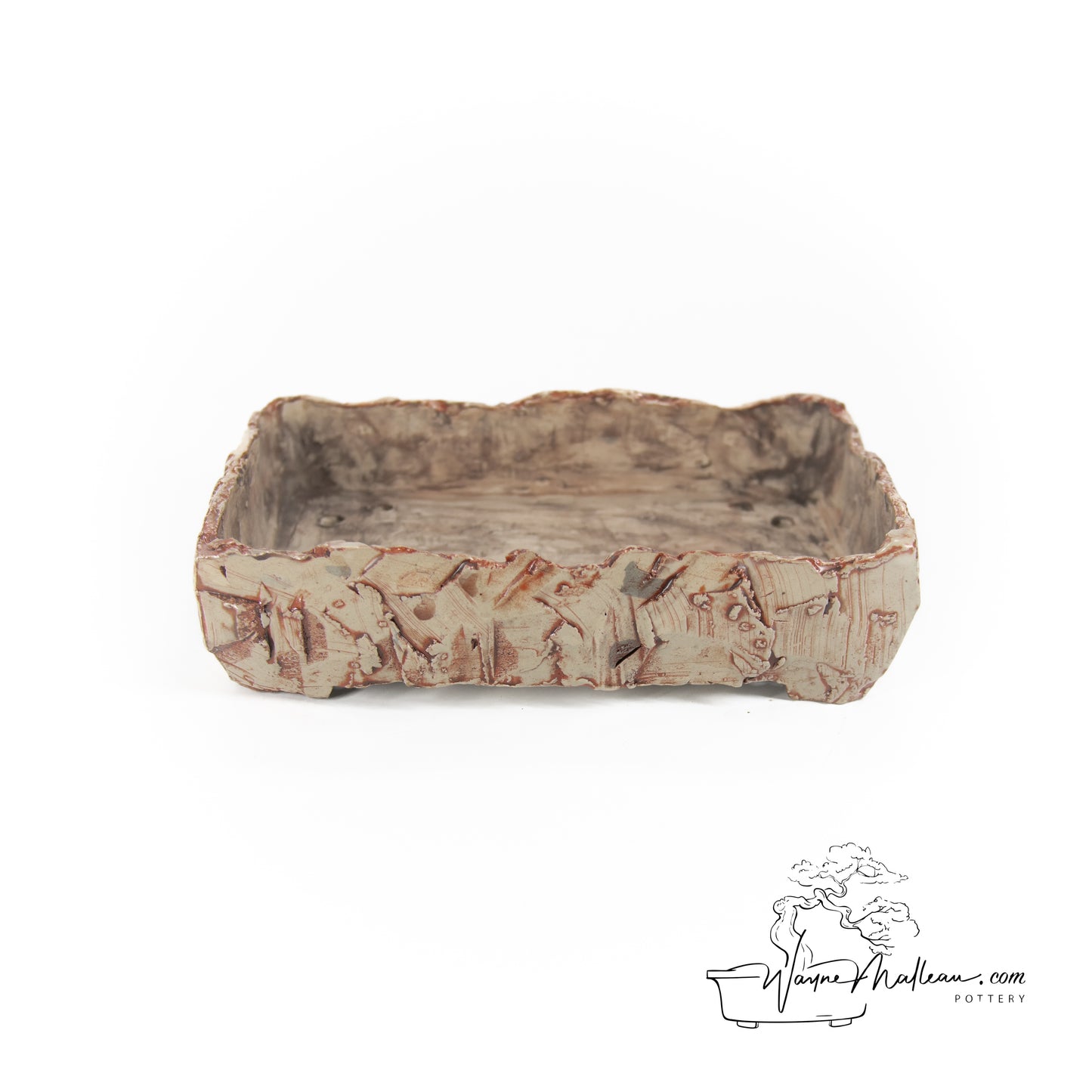 240319150 - carved bonsai pot