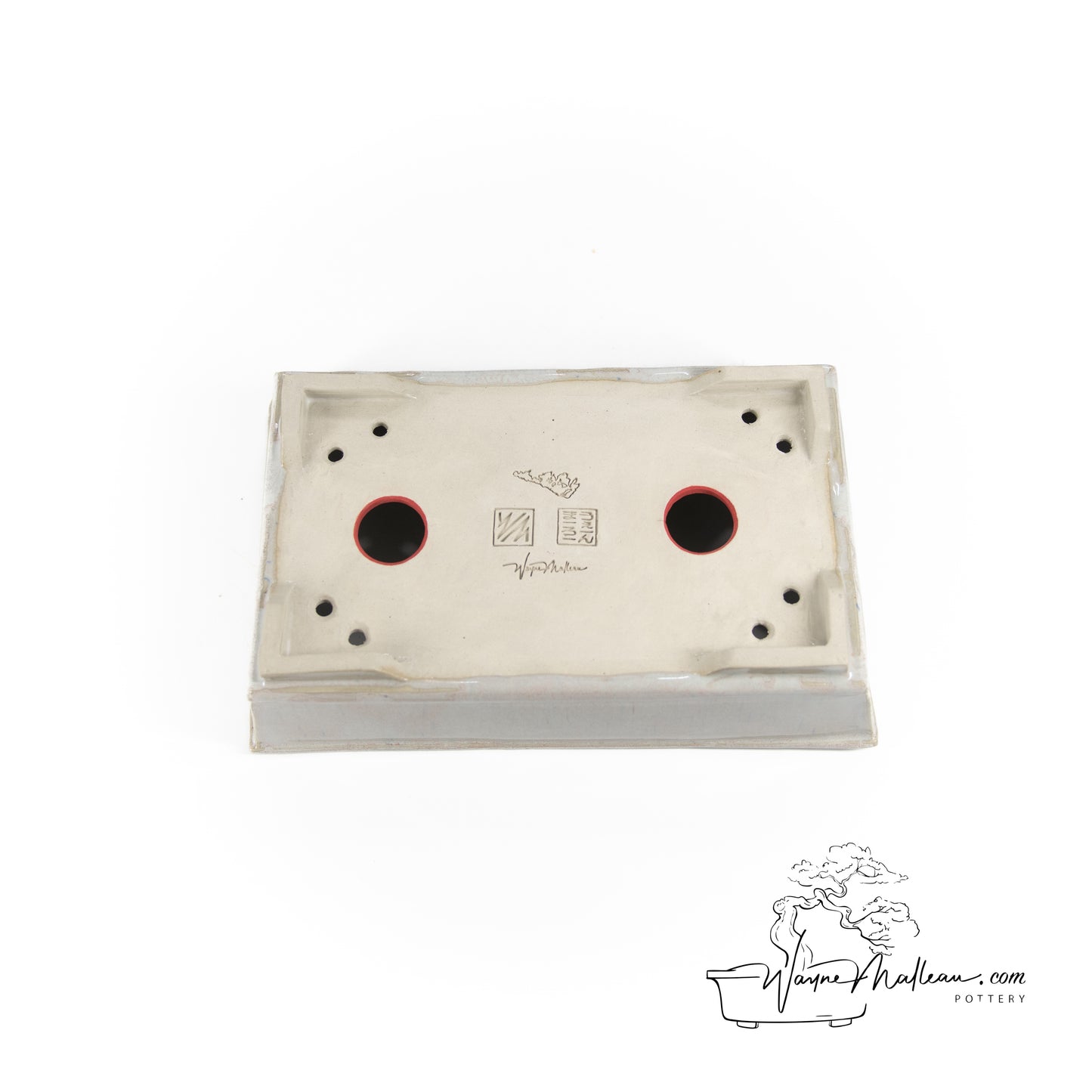 240319159 - slab built rectangle bonsai pot