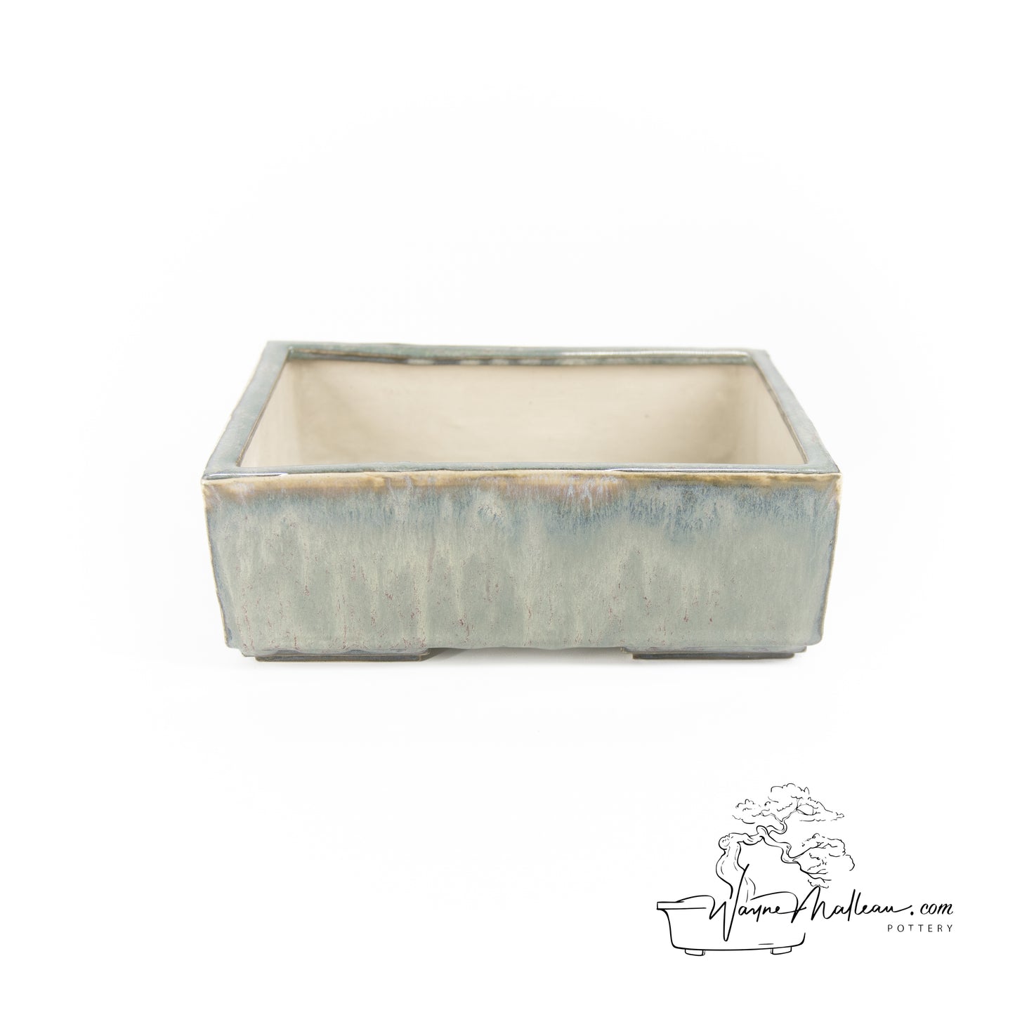 240319160 - slab built rectangle bonsai pot