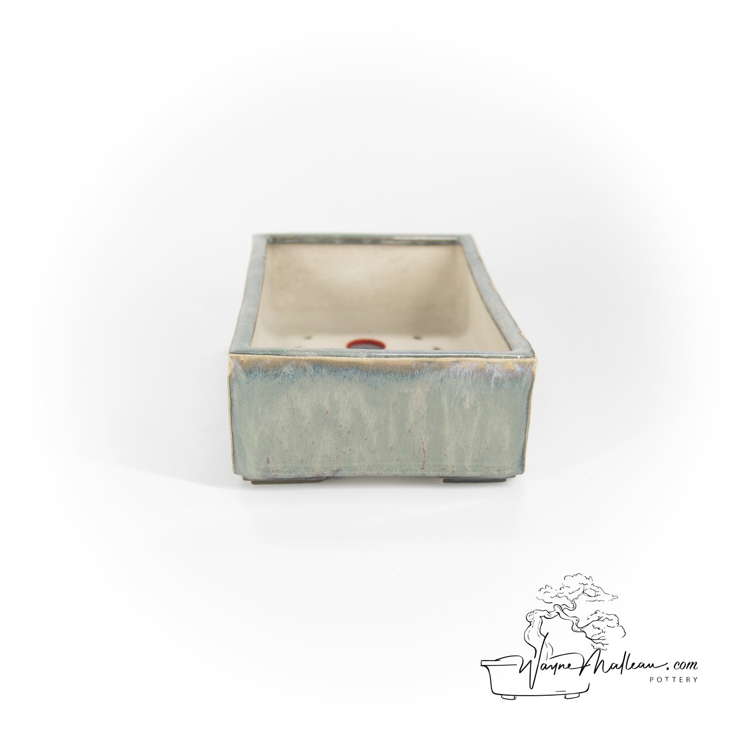 240319160 - slab built rectangle bonsai pot