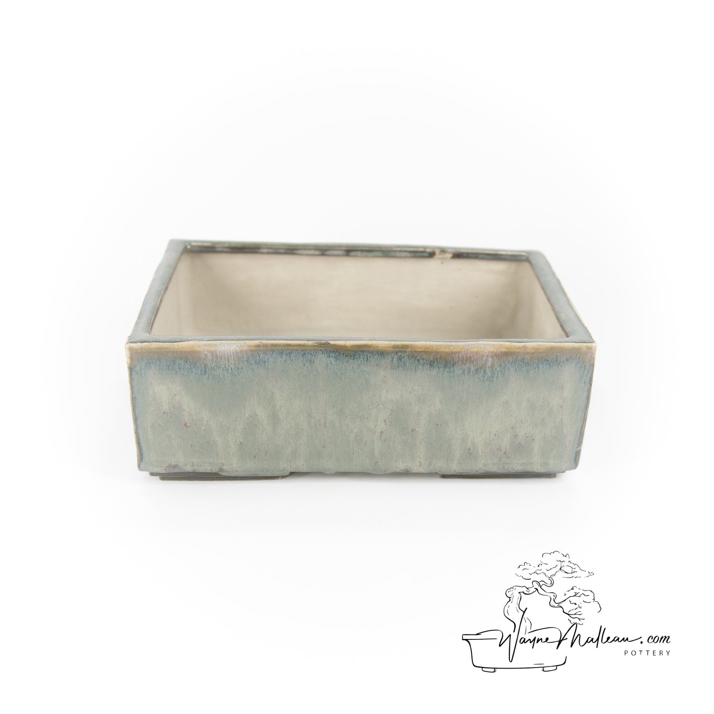 240319160 - slab built rectangle bonsai pot