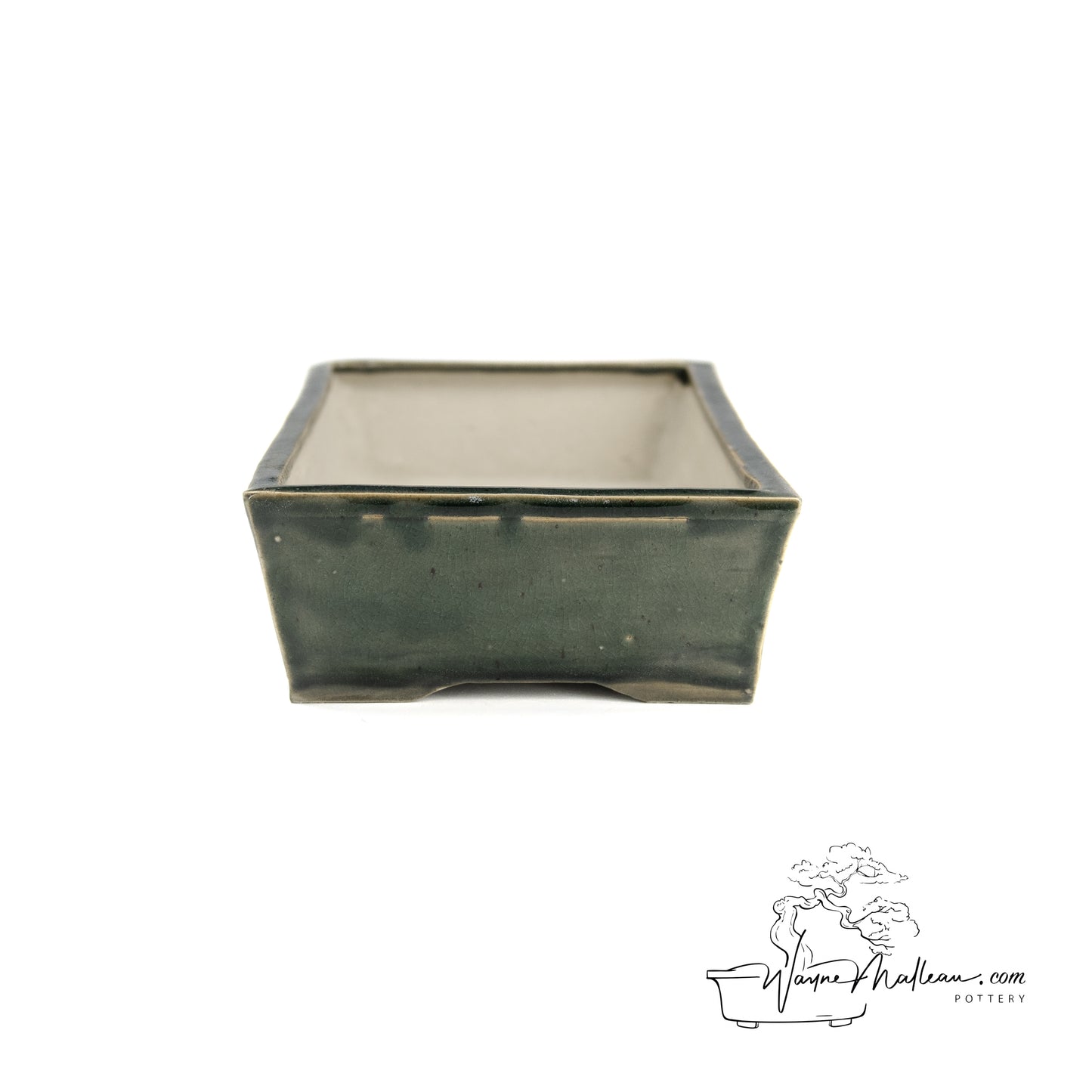240325163 - slab built rectangle bonsai pot