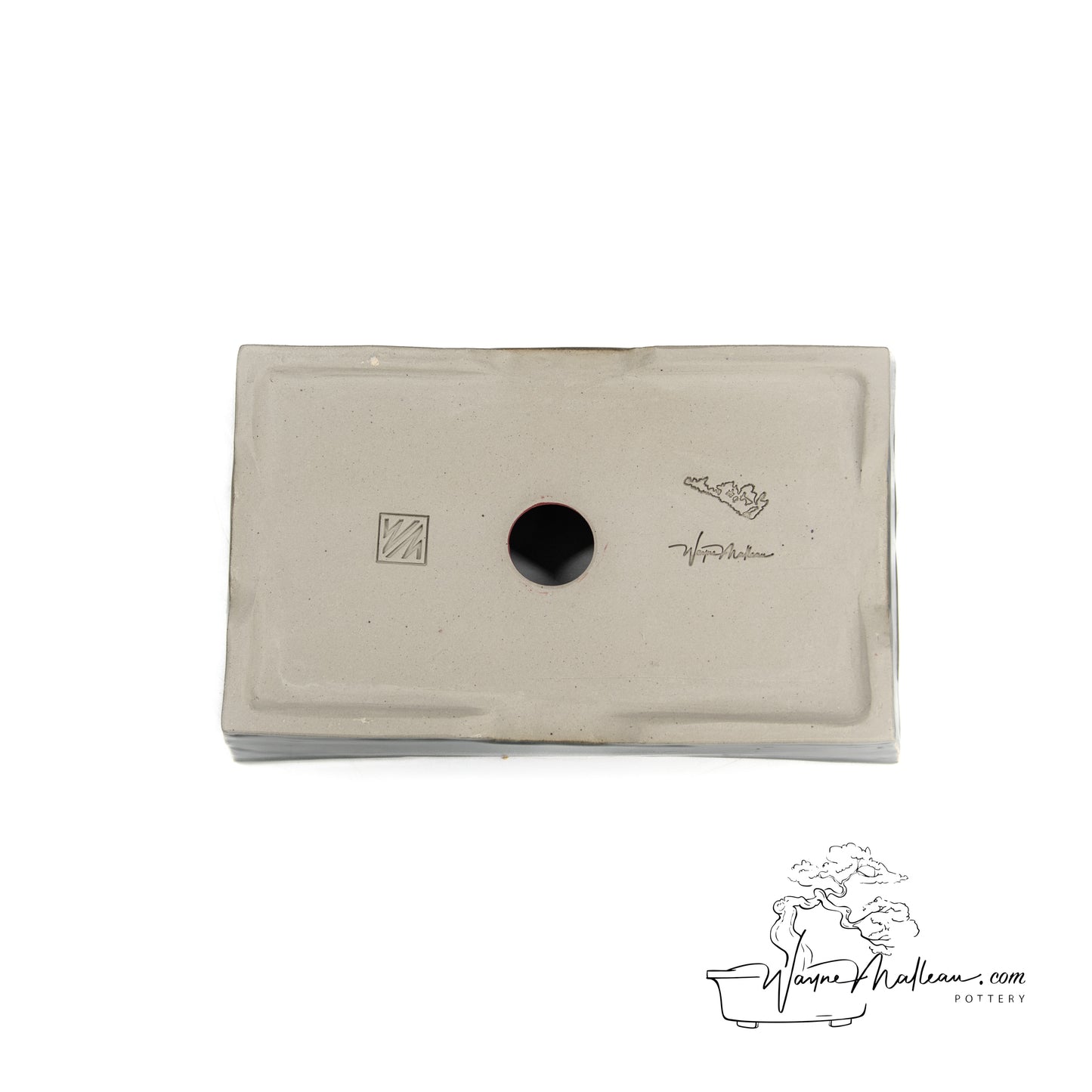 240325163 - slab built rectangle bonsai pot