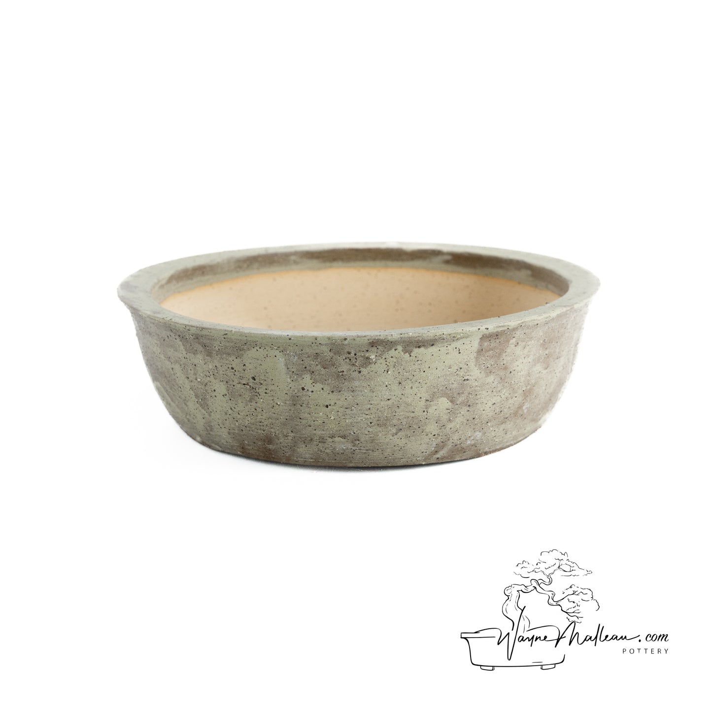 240325186 - wheel thrown bonsai pot