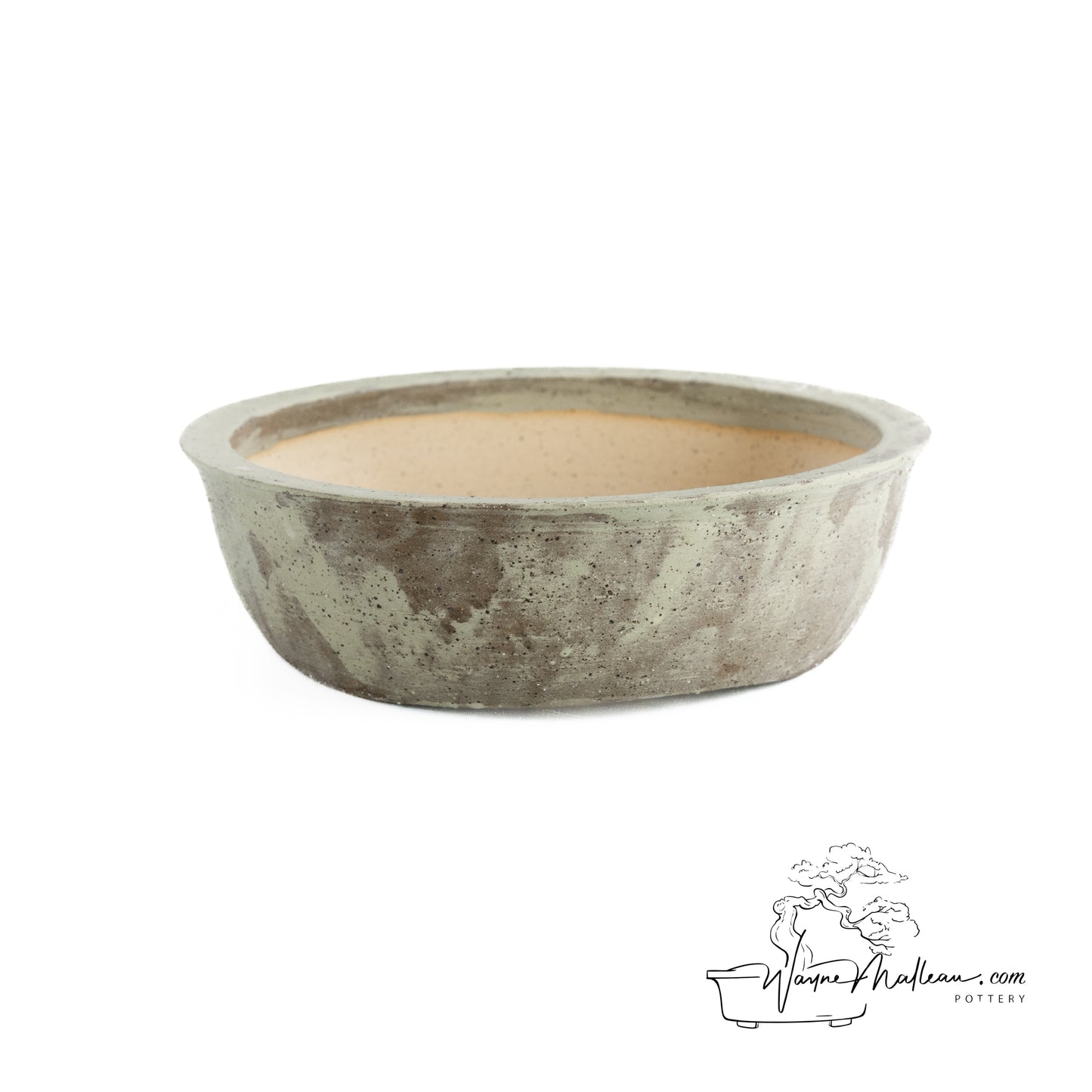 240325186 - wheel thrown bonsai pot