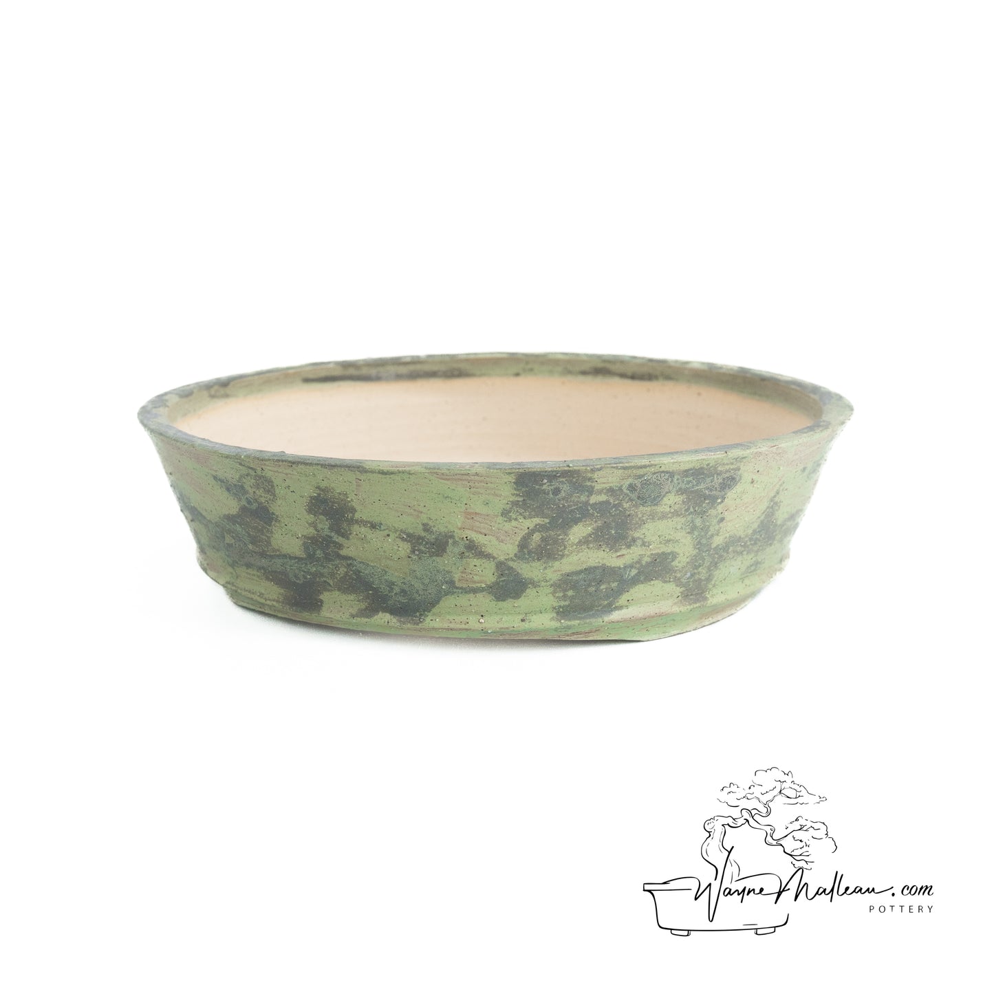 240325187 - wheel thrown bonsai pot