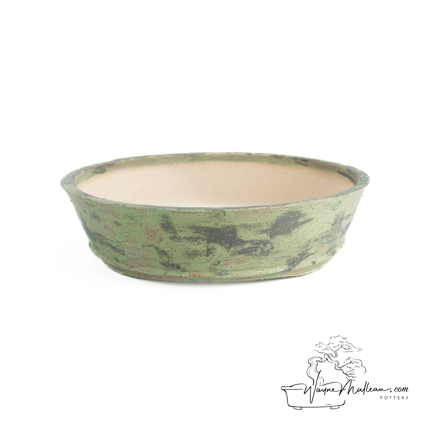 240325187 - wheel thrown bonsai pot