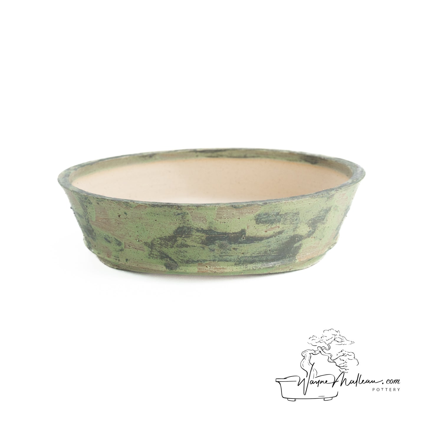 240325187 - wheel thrown bonsai pot