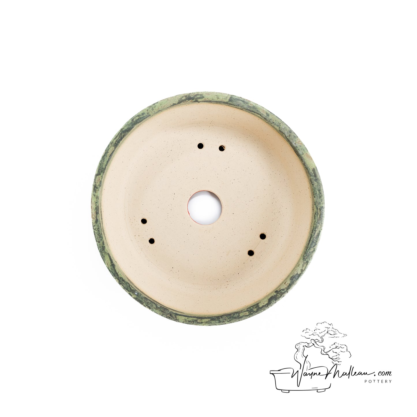 240325187 - wheel thrown bonsai pot