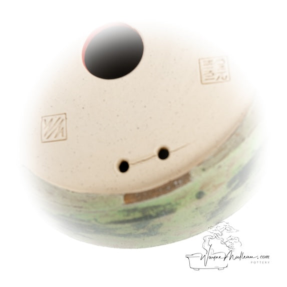 240325187 - wheel thrown bonsai pot