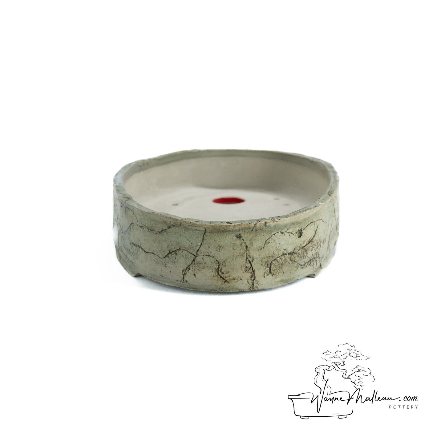 240325188 - slab built oval bonsai pot