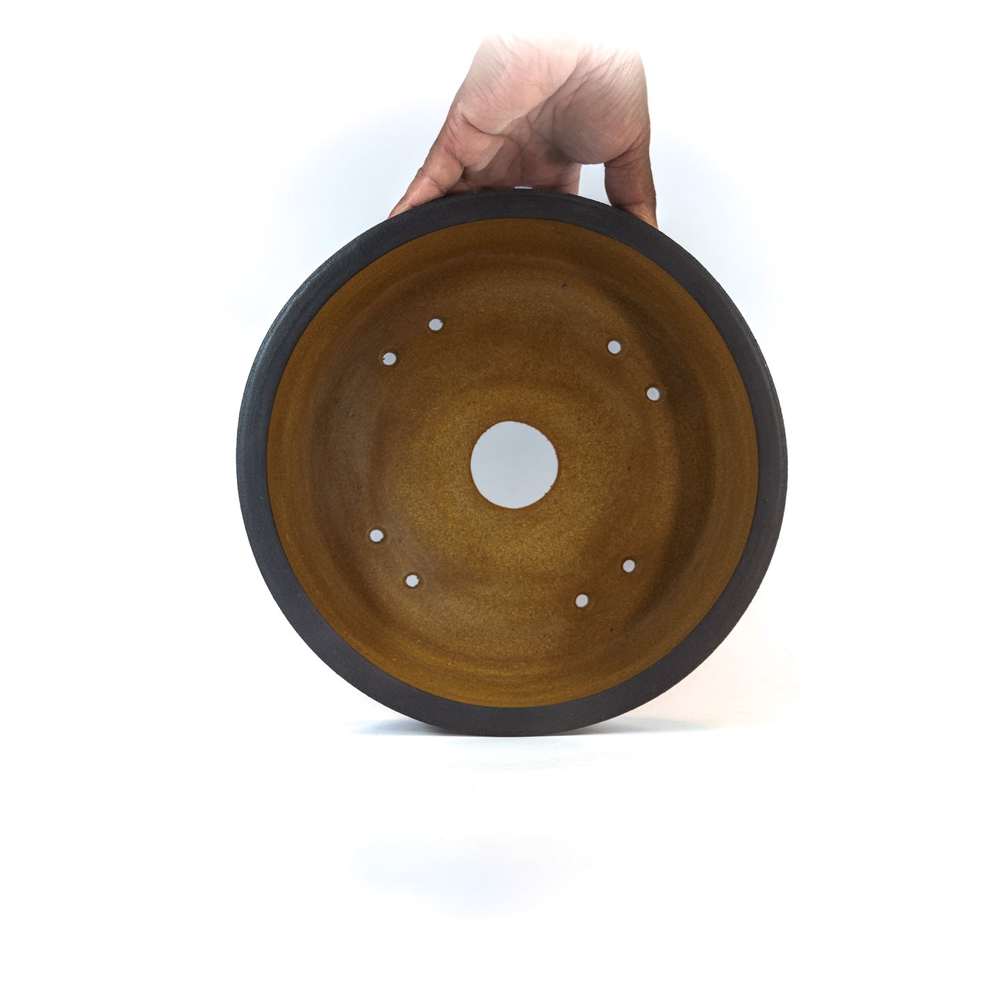 240516205 - wheel thrown bonsai pot