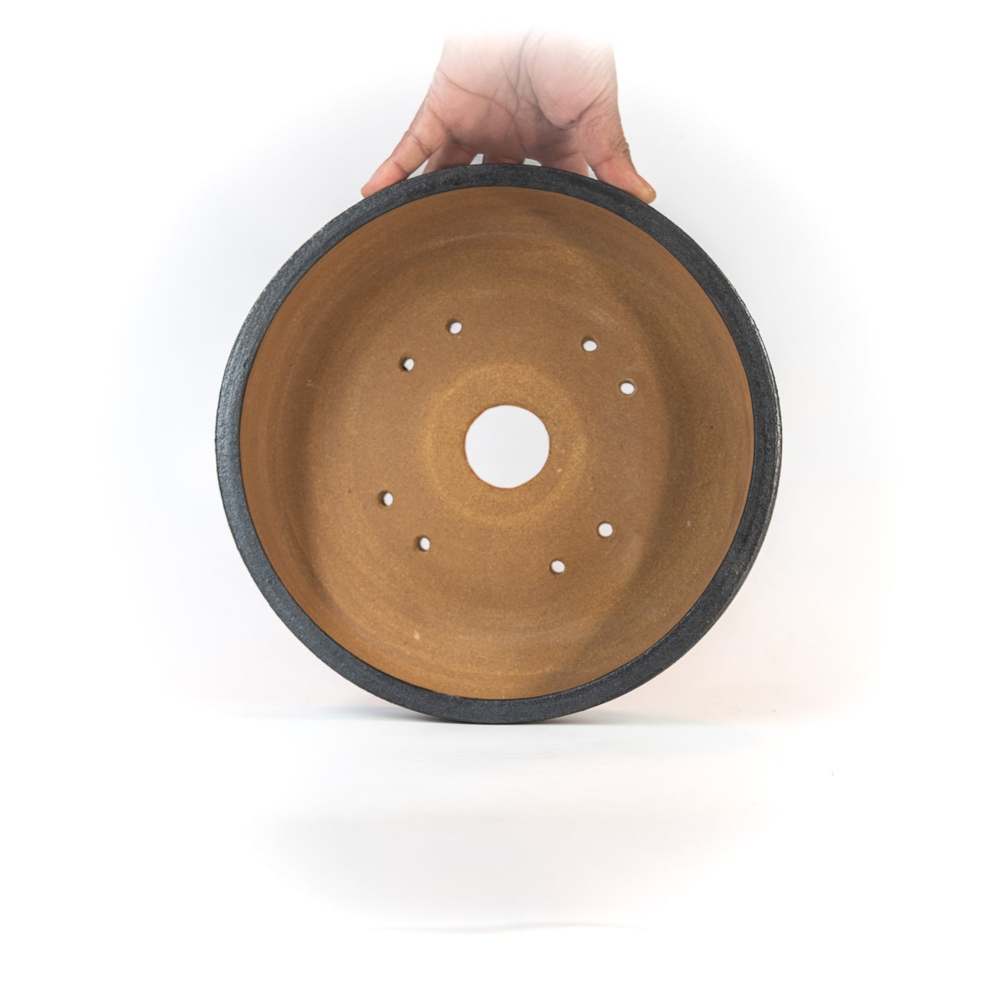 240516204 - wheel thrown bonsai pot