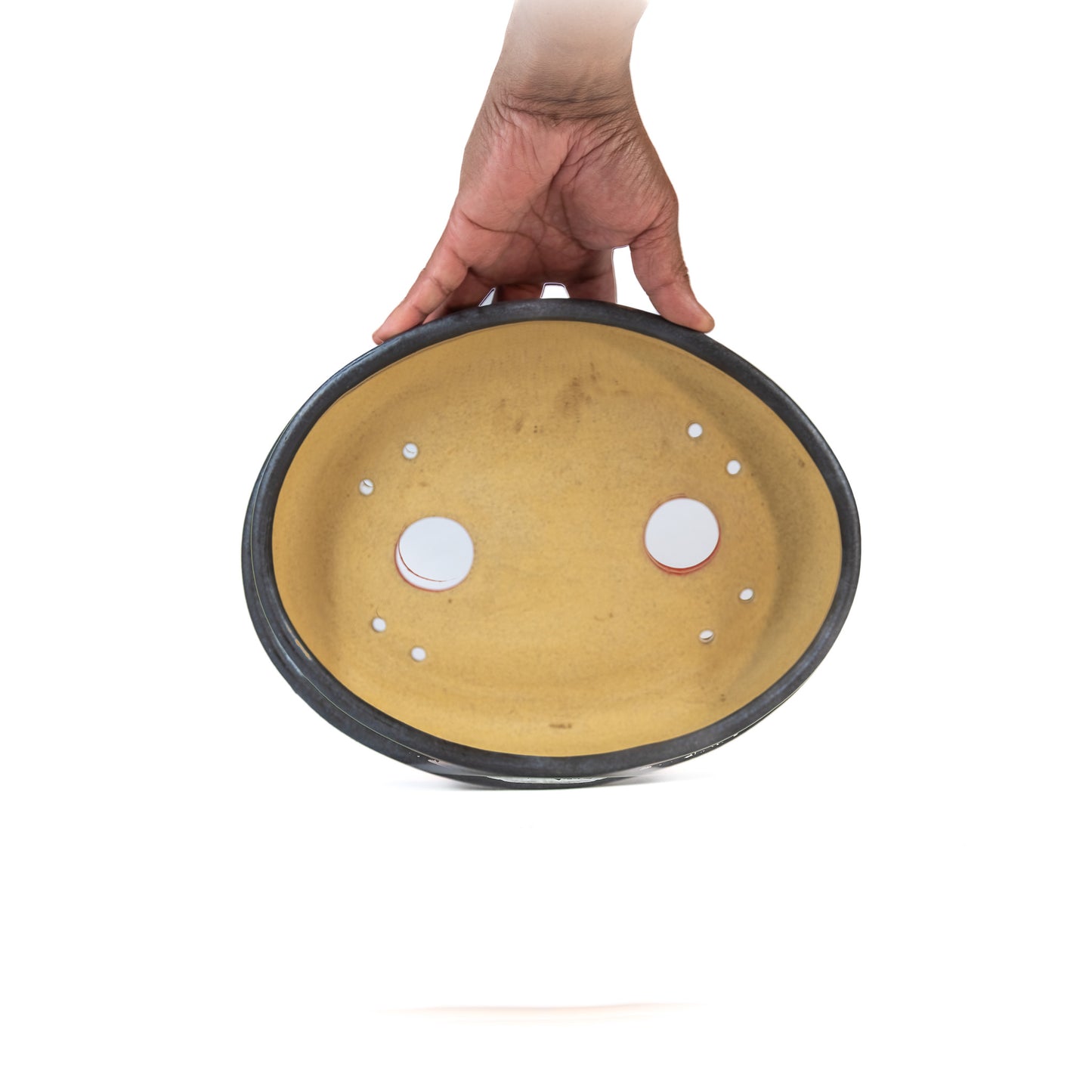 240516201 - slab built oval bonsai pot