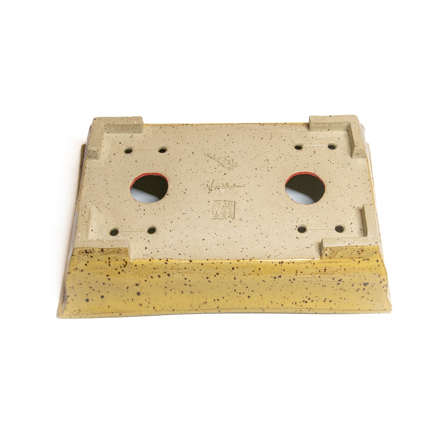 240924274 - slab built rectangle bonsai pot