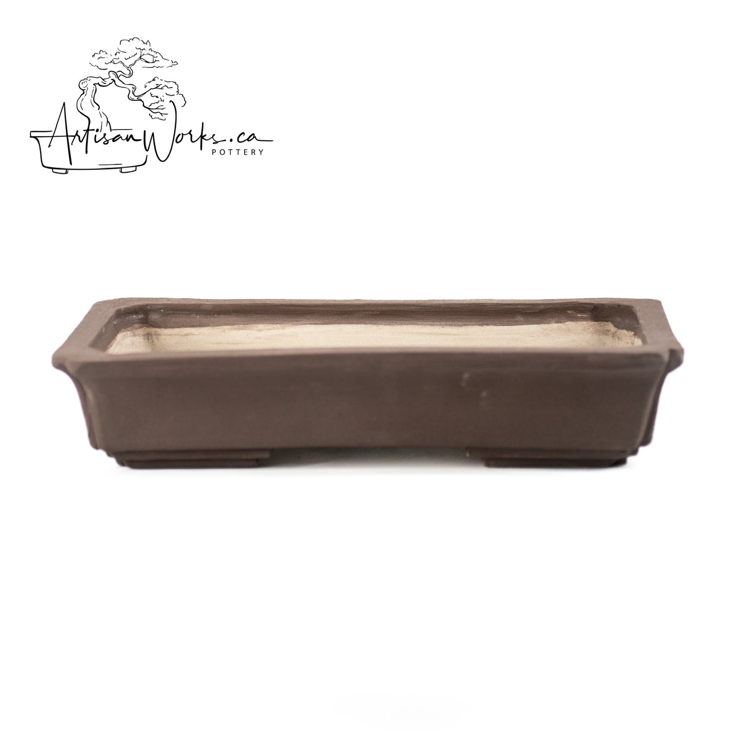 240306133 -  slab built rectangle bonsai pot