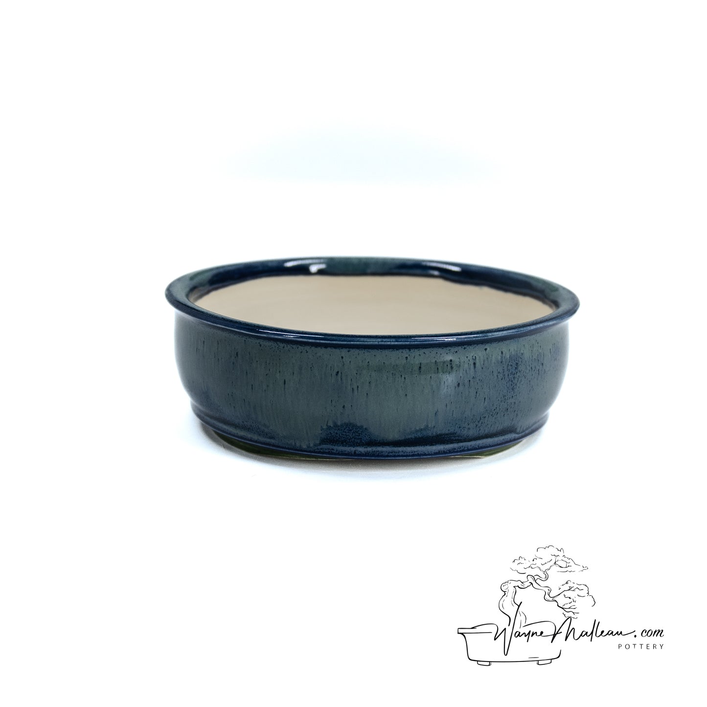 240325164 - wheel thrown bonsai pot