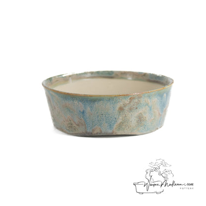 240325177 - wheel thrown bonsai pot