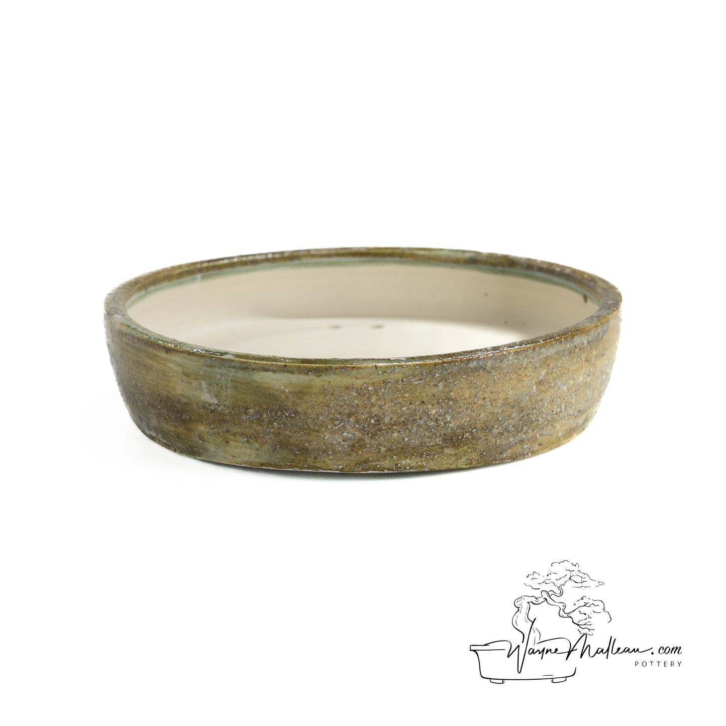 240325184 - wheel thrown bonsai pot