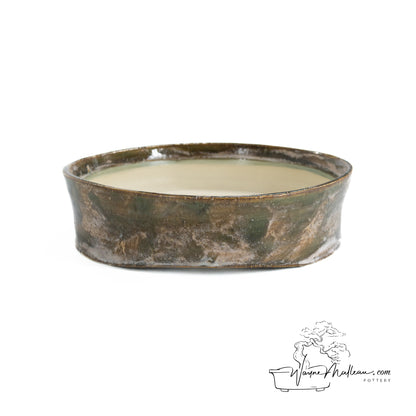 240325185 - wheel thrown bonsai pot