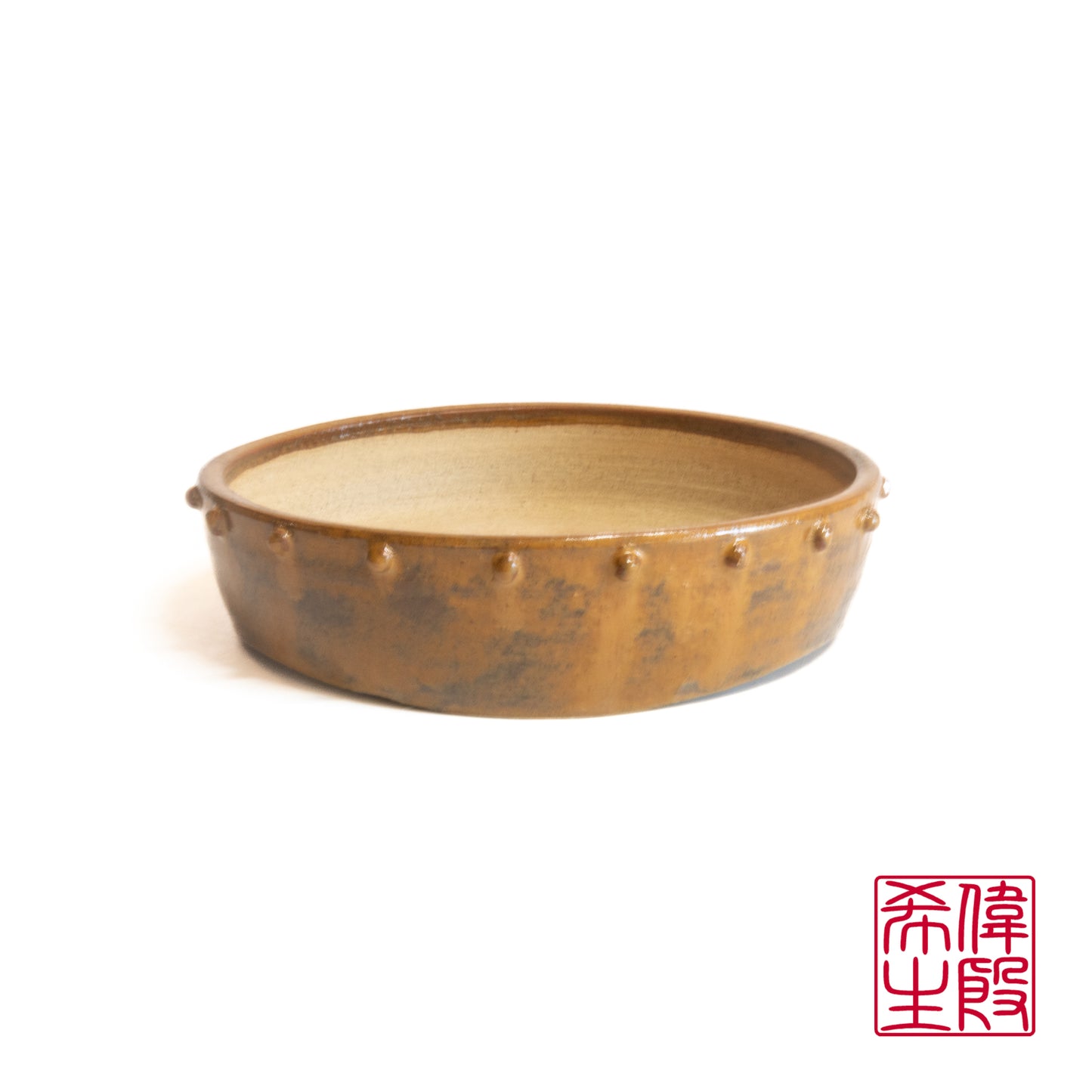 241008303 - 60th Anniversary Collection - wheel thrown drum bonsai pot