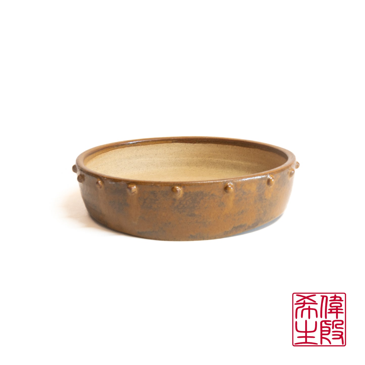 241008303 - 60th Anniversary Collection - wheel thrown drum bonsai pot