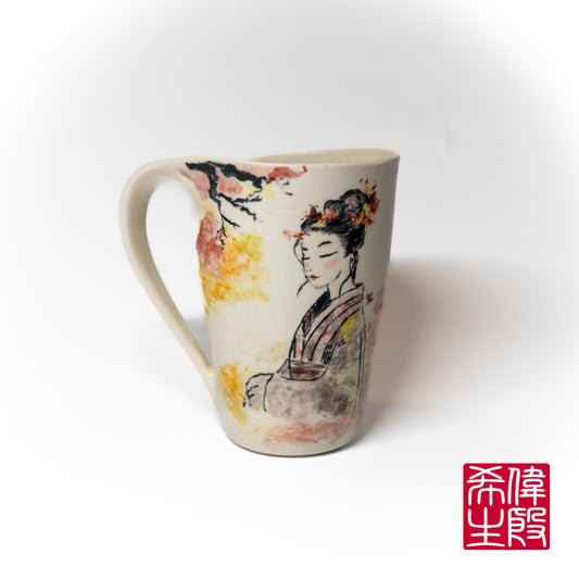 24111538 - handpainted mug - porcelain